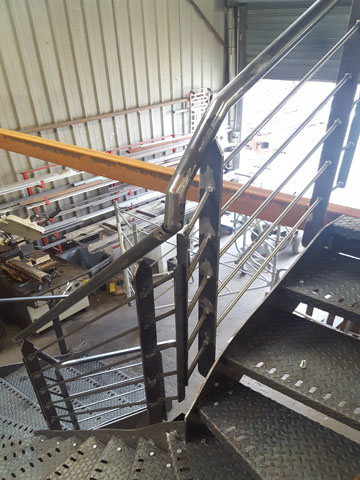 fabrication escalier hélicoïdale vendée