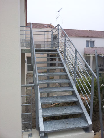 escalier sécurisé ehpad vendée